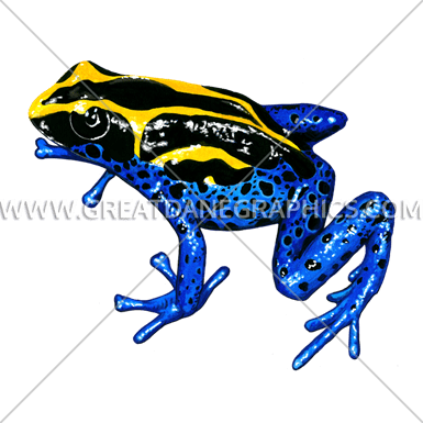 Yellow And Blue Frog - Tropical Tree Frog Blue Yellow And Black Spare Tire (825x825)