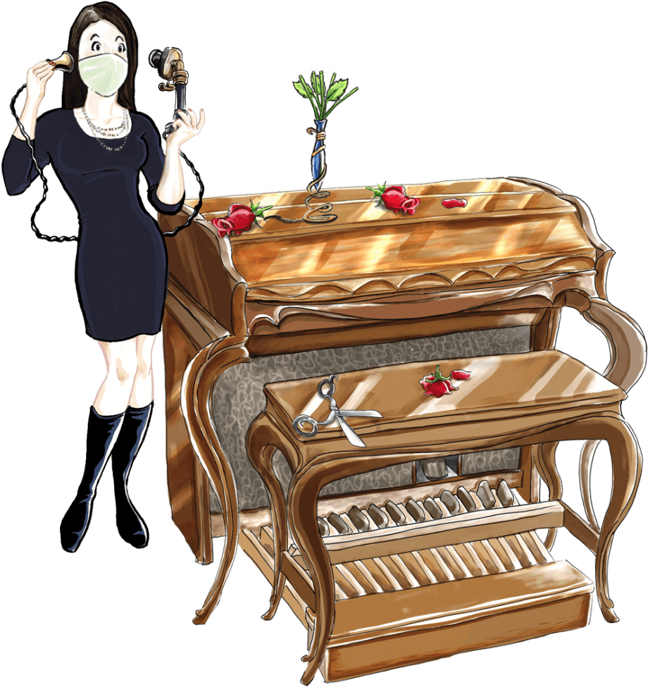 Caricature- Lisa At Tonewheel General - Caricature (965x1024)