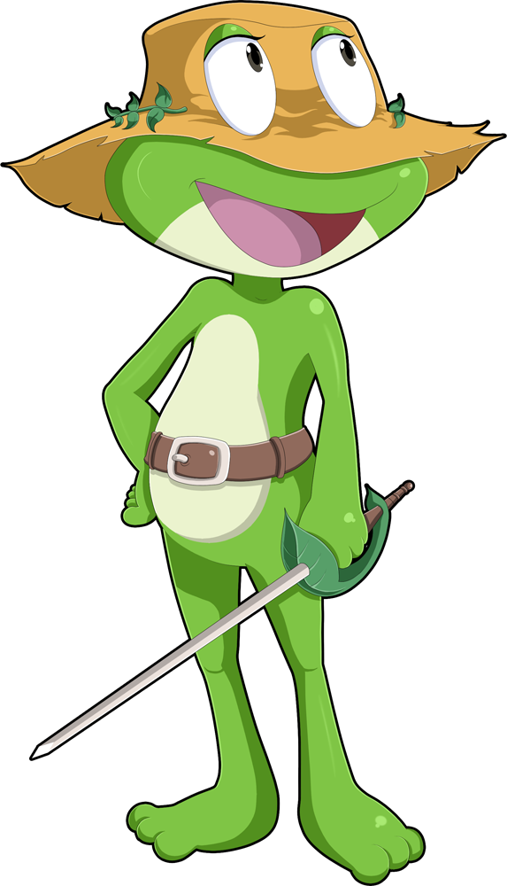 Ga The Brave Frog By Ryoneko48-d4ef9yv - Cartoon (573x1000)