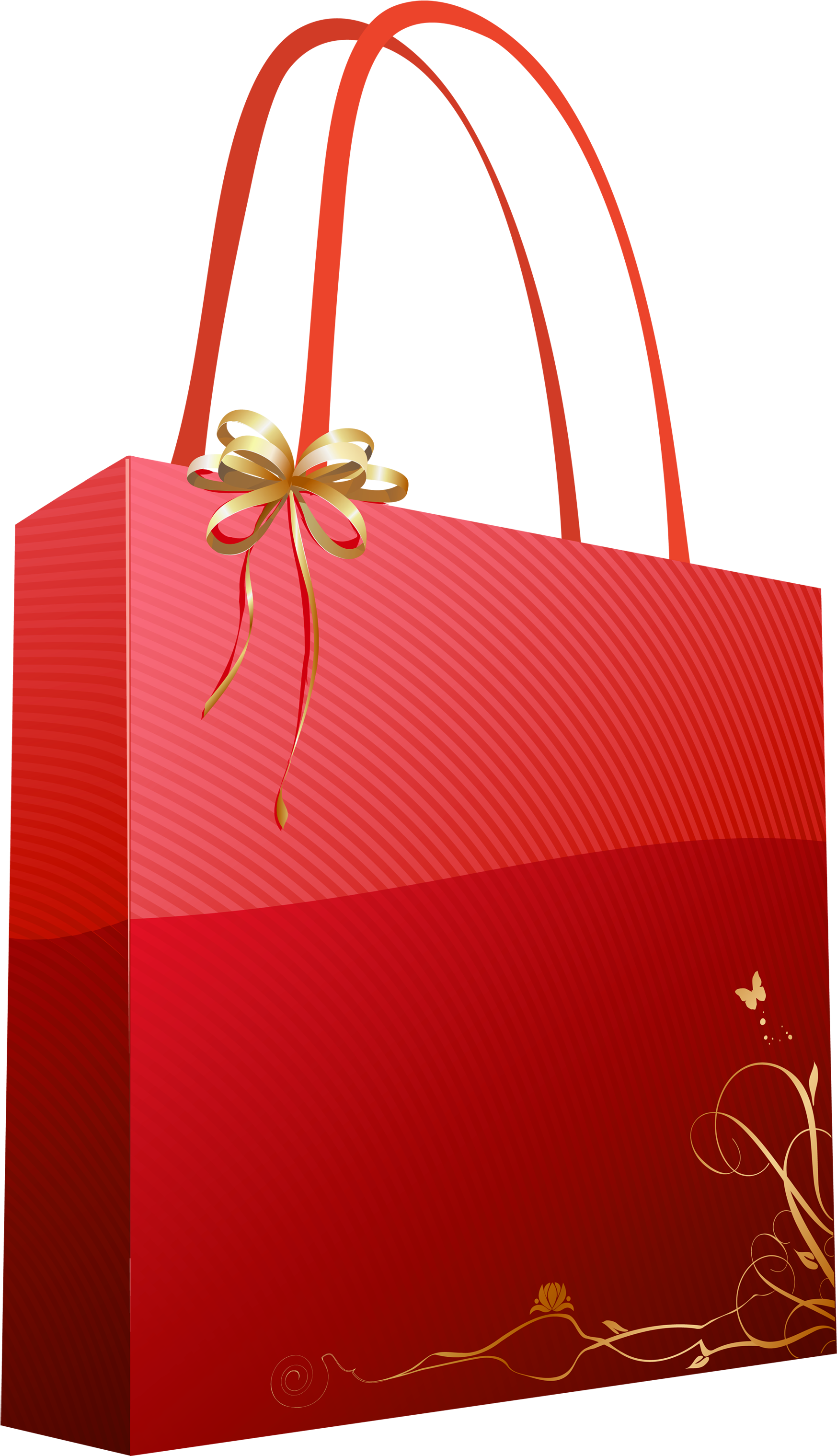 Christmas Bag With Gifts - Gift Bag Clip Art Png (1800x3037)