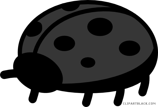 Ladybug Animal Free Black White Clipart Images Clipartblack - Ladybug Clip Art (600x404)