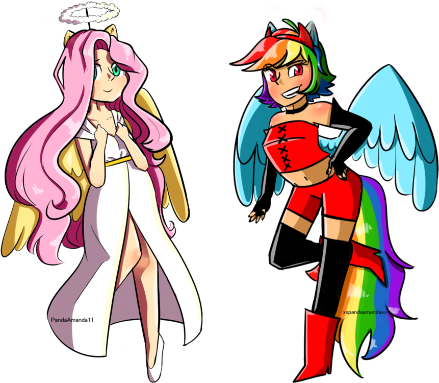 I Can Be Your Angel Or Your Devil By Pandaamanda11 - Cartoon (967x826)