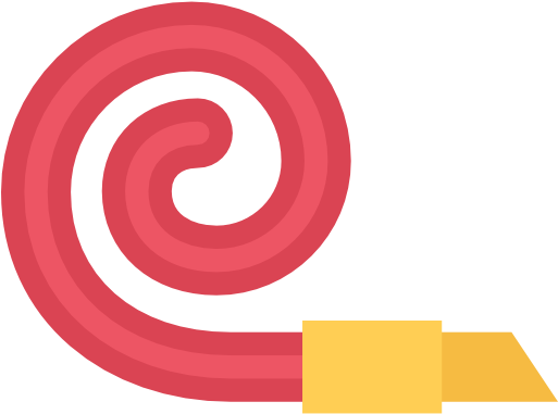 Party Blower Free Icon - Party Horn (512x512)