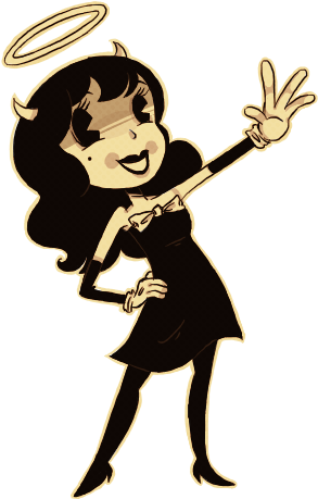 Alice Angel By Inspectorcrayon - Blank Comic Book: Create Your Own Bendy Book Journal (384x498)
