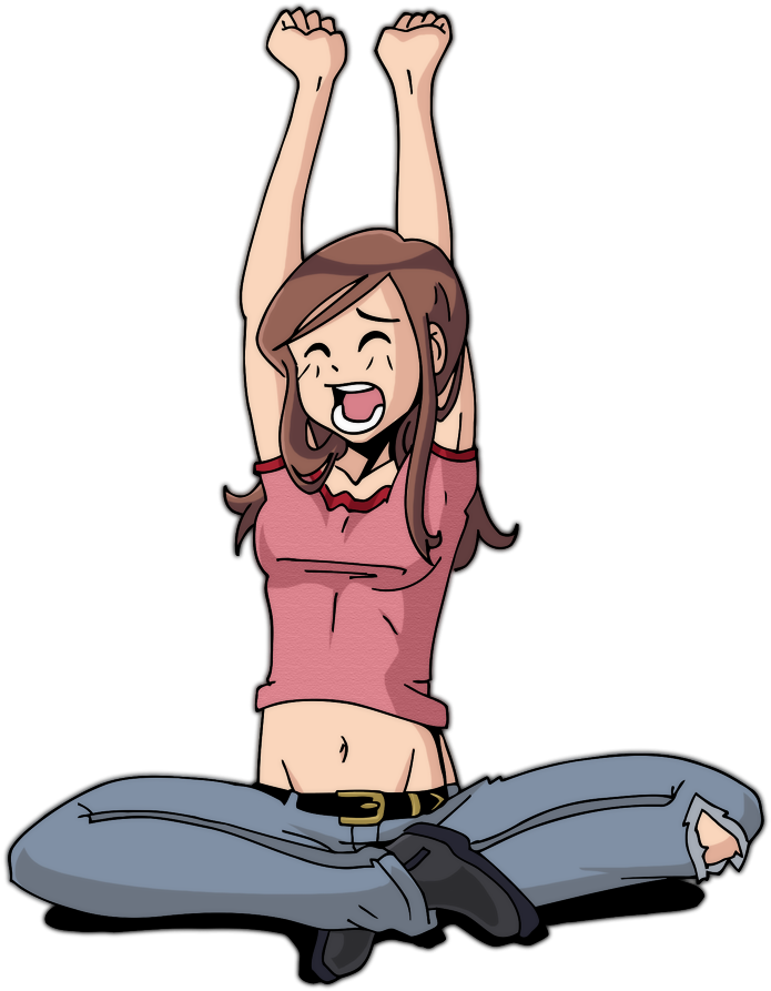 Sleepy Glee Chan By Glee Chan - Devinart Belly Button Stretch (717x916)