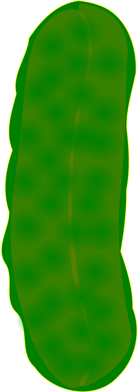 Touche Pas À Nos Cornichons - Pickle Silhouette (640x1280)
