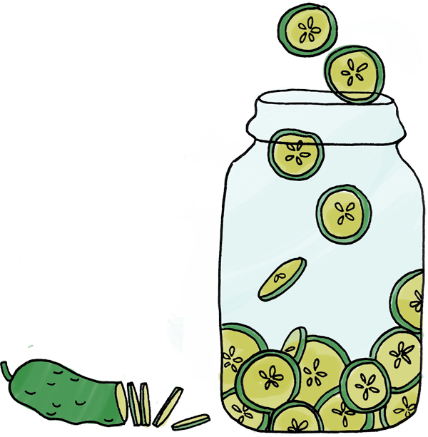 Pack The Veggies Into The Jar - Pack The Veggies Into The Jar (600x613)