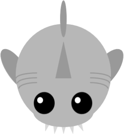 Artisticsimple Bull Shark - Cartoon (500x500)