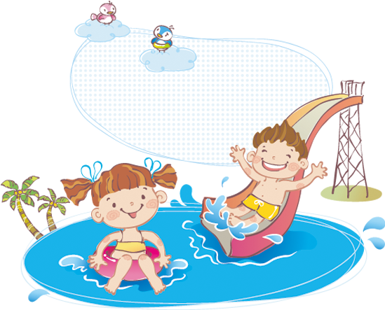 Cartoon Network Amazone Waterpark Water Park Water - Play Water Cartoon Png (609x500)