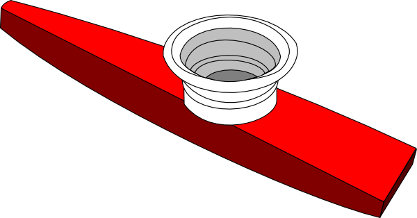 Slash Clipart - Kazoo Clipart (600x314)