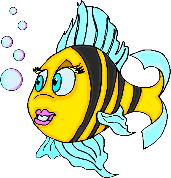 Veja Como Brincam Sem Cuidado Eles Estão - Gif Poisson Dans L Eau (577x600)