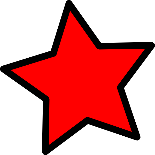 Marvellous Ideas Red Star Clip Art Png Image Patriotic - Red Star Clipart (600x600)