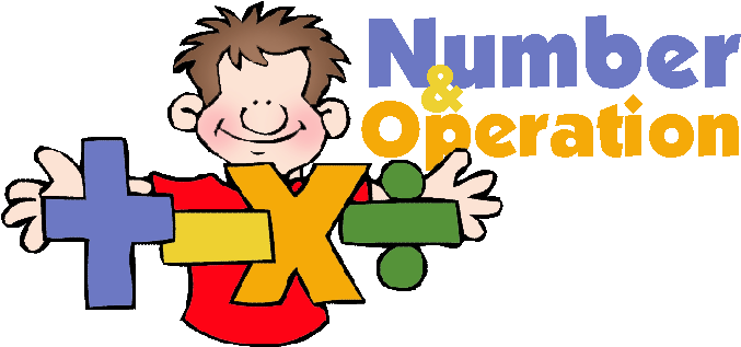Numbers Math Cliparts - Operations With Rational Numbers (709x319)