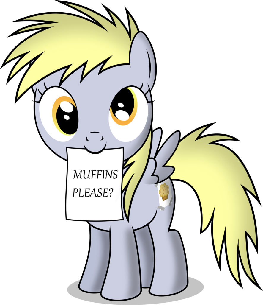 Notlikelyanartist, Cute, Derpabetes, Derpy Hooves, - Cartoon (885x1024)