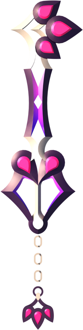 Crown Of Guilt Keyblade By Portadorx - Kingdom Hearts Keyblade Pink (602x1325)