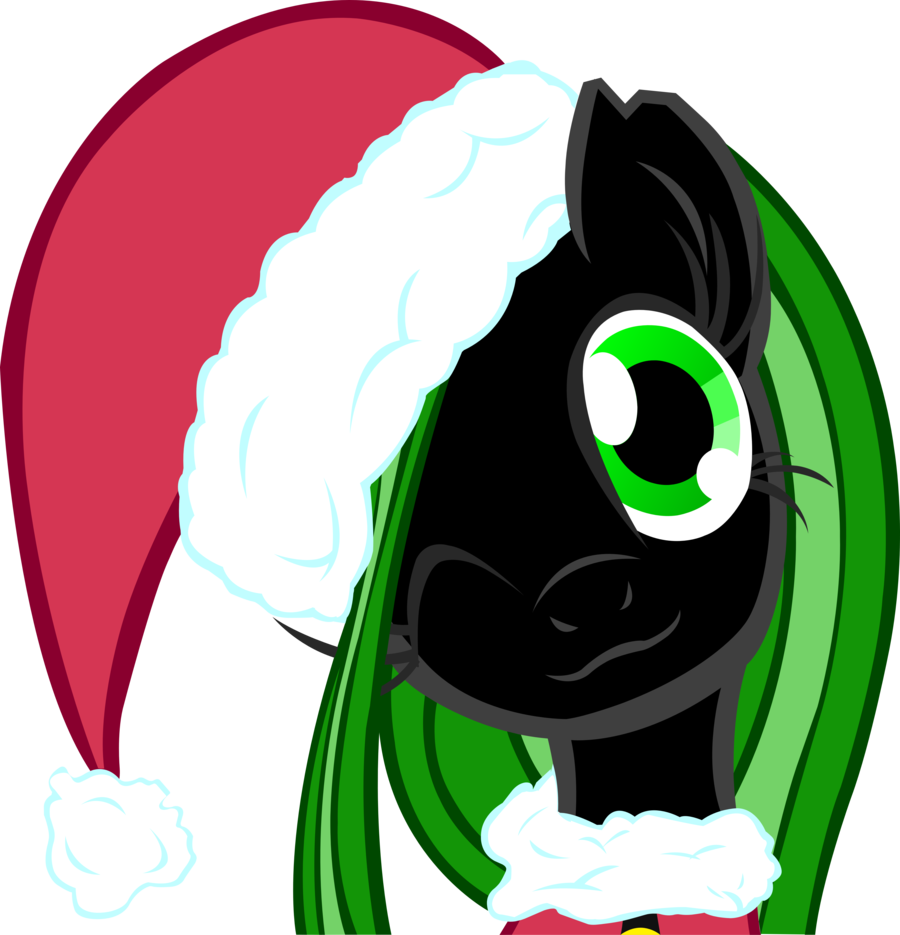 Carrion Carbon Santa Hat By Hunterz263 Carrion Carbon - Pony Friendship Is Magic Christmas (900x935)