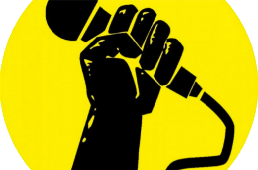 How To Write Slam Poetry - Microphone Logo (551x344)