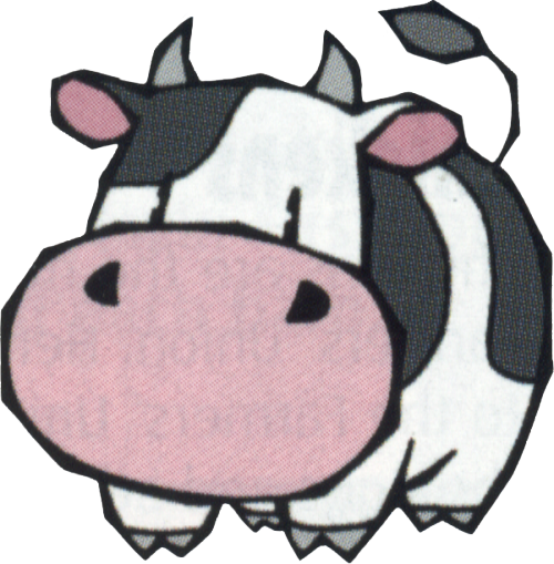 Harvest Moon Magical Melody Cow - Harvest Moon Magical Melody Cow (500x509)