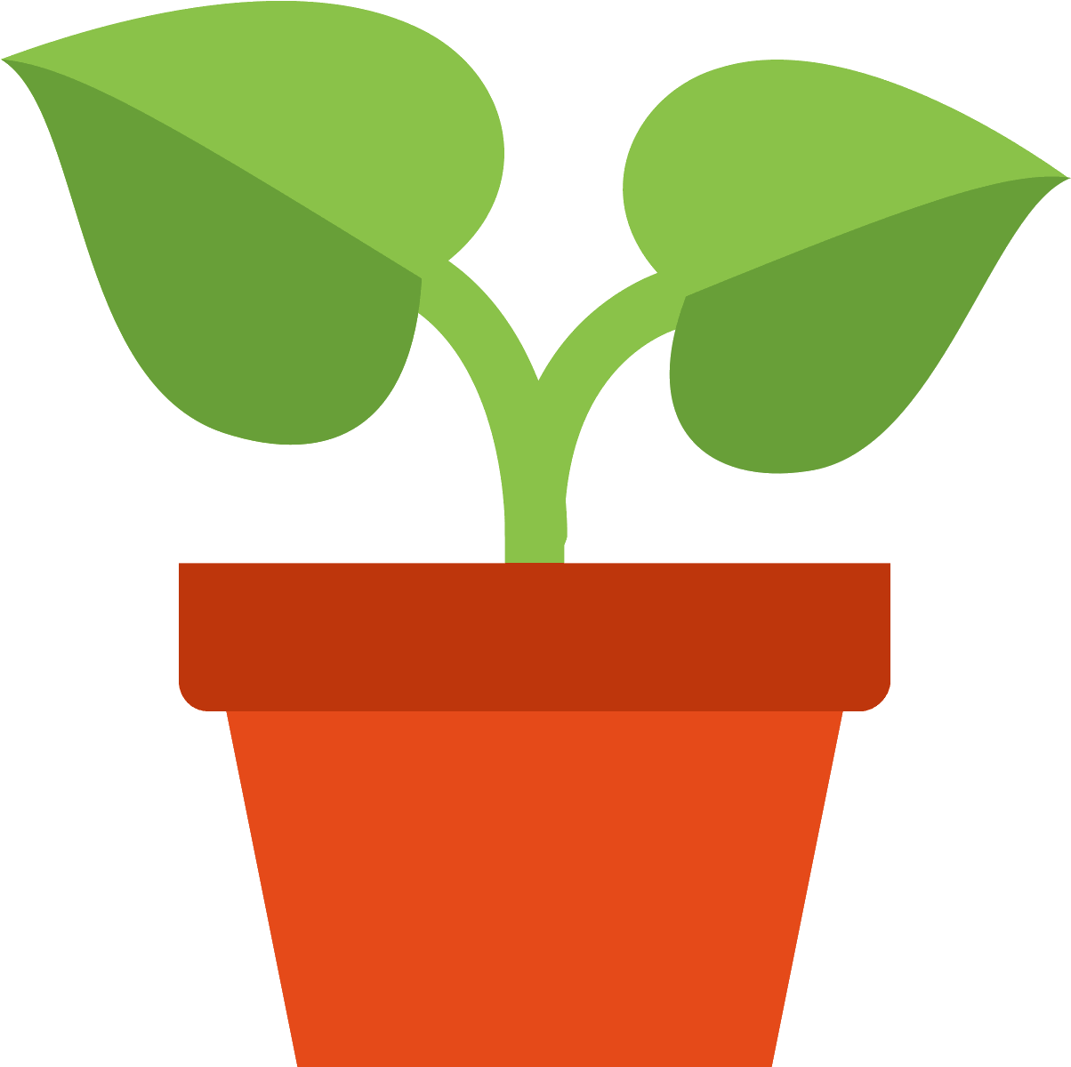Vase Icons - Potted Plant Icon (1600x1600)