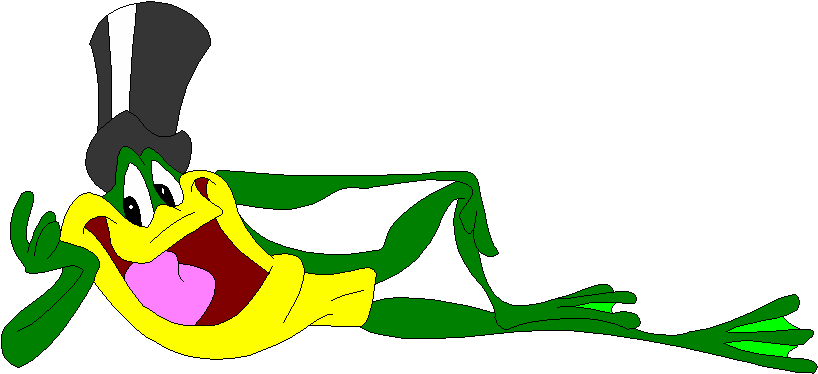 Dancing Frog Looney Tunes Gif - Michigan J Frog Png (856x394)
