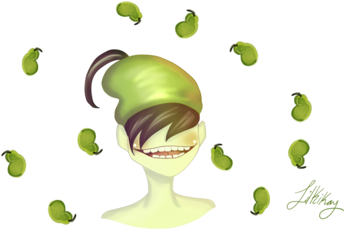 Gijinka Of The Biting Pear Of Salamanca By Lilkikay - Illustration (894x894)