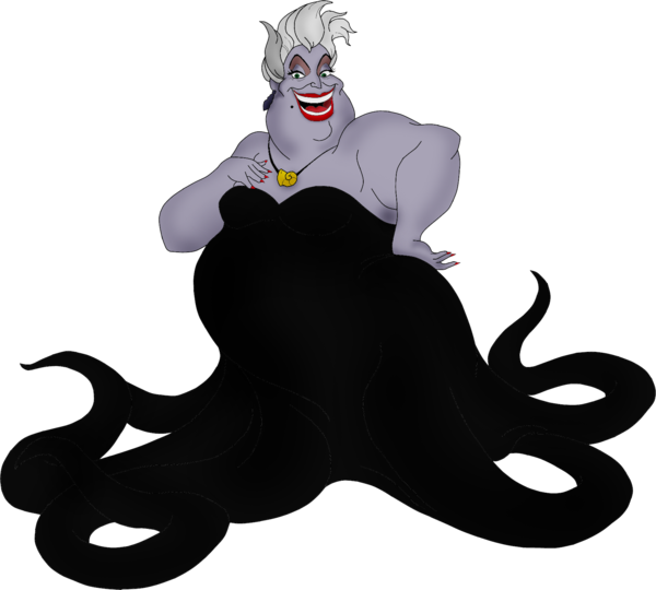 Ursula By Michaeljdapos - Ursula The Sea Witch (600x540)