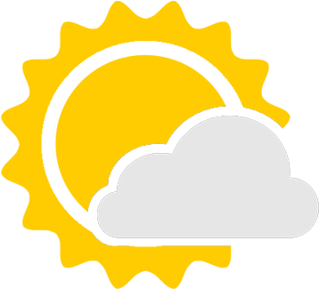 Mostly Cloudy Weather Icon - Partly Cloudy Icon Png (480x480)