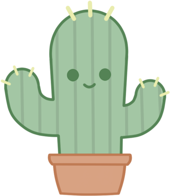 Cactaceae Plant Drawing Kavaii - Cactus (894x894)