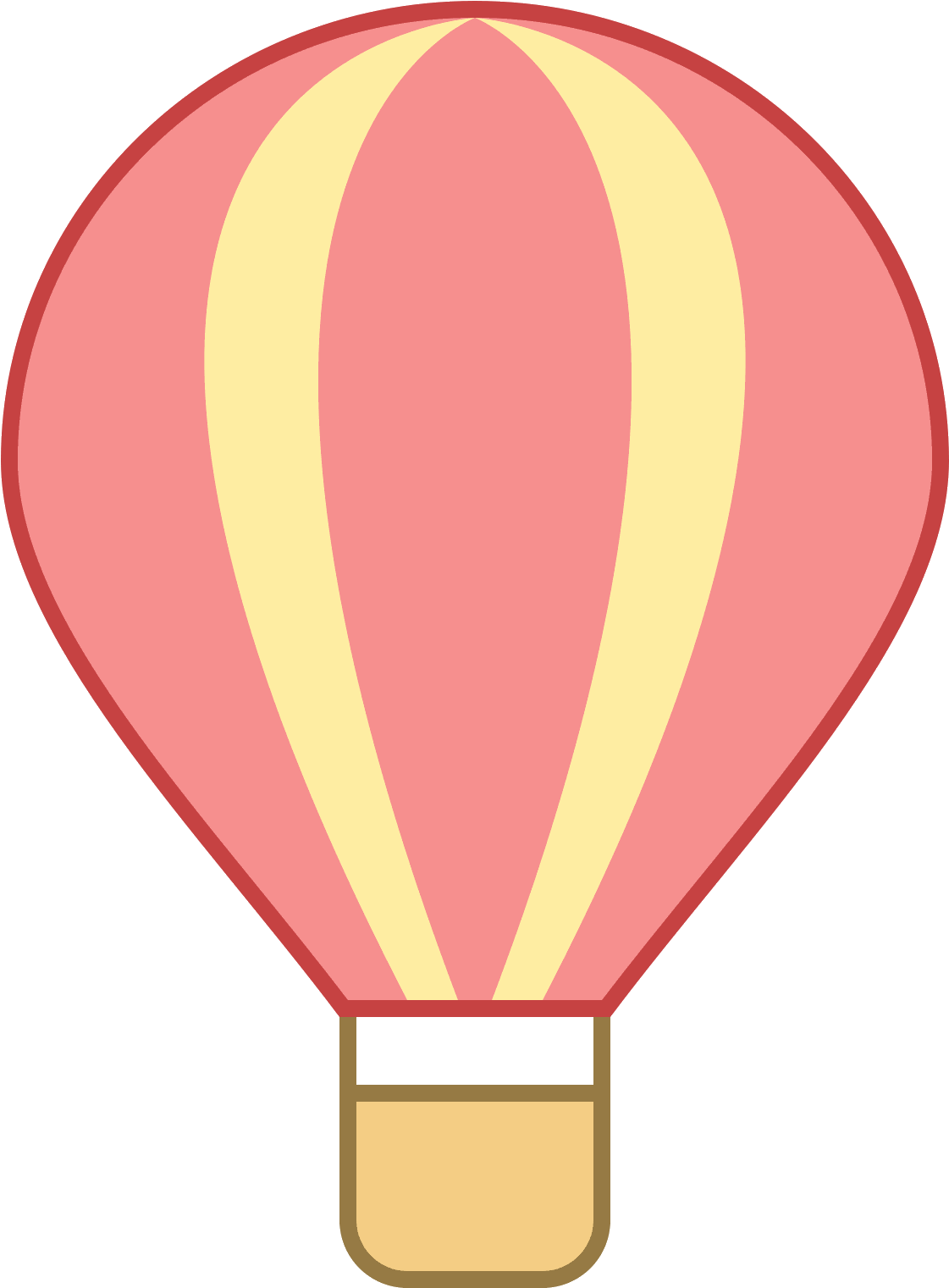 Partly Cloudy Night Icon Download - Hot Air Balloon Icon Png (1600x1600)