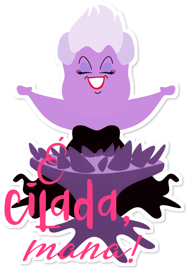 Adesivo Ursula É Cilada De Melina Bassolina - Cartoon (962x962)