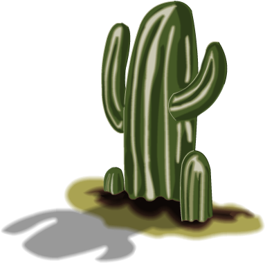Vector Illustrations - - San Pedro Cactus (400x550)