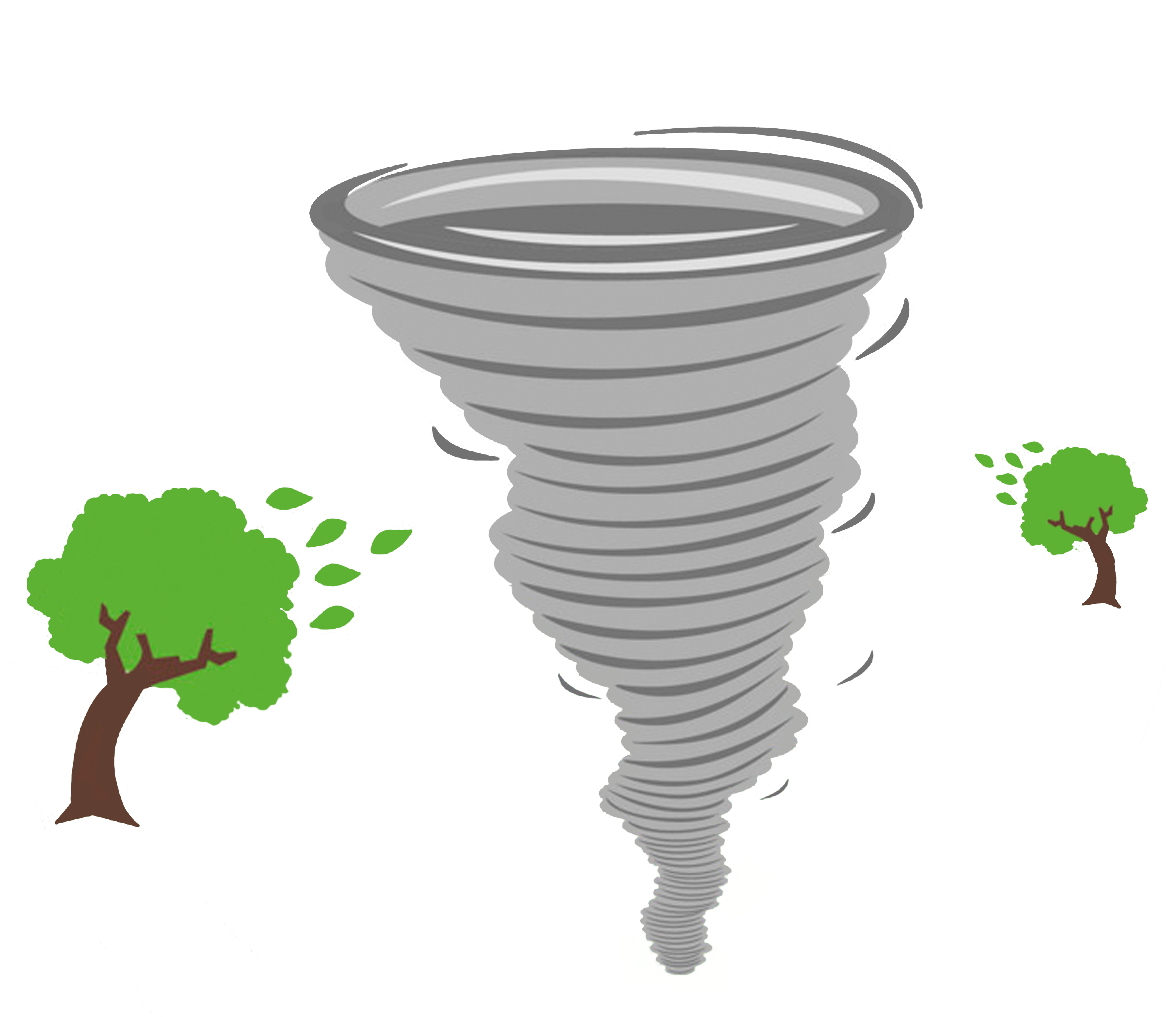 Tornado Cartoon - Storm Tornado - Storm Cartoon Png (5000x5000)