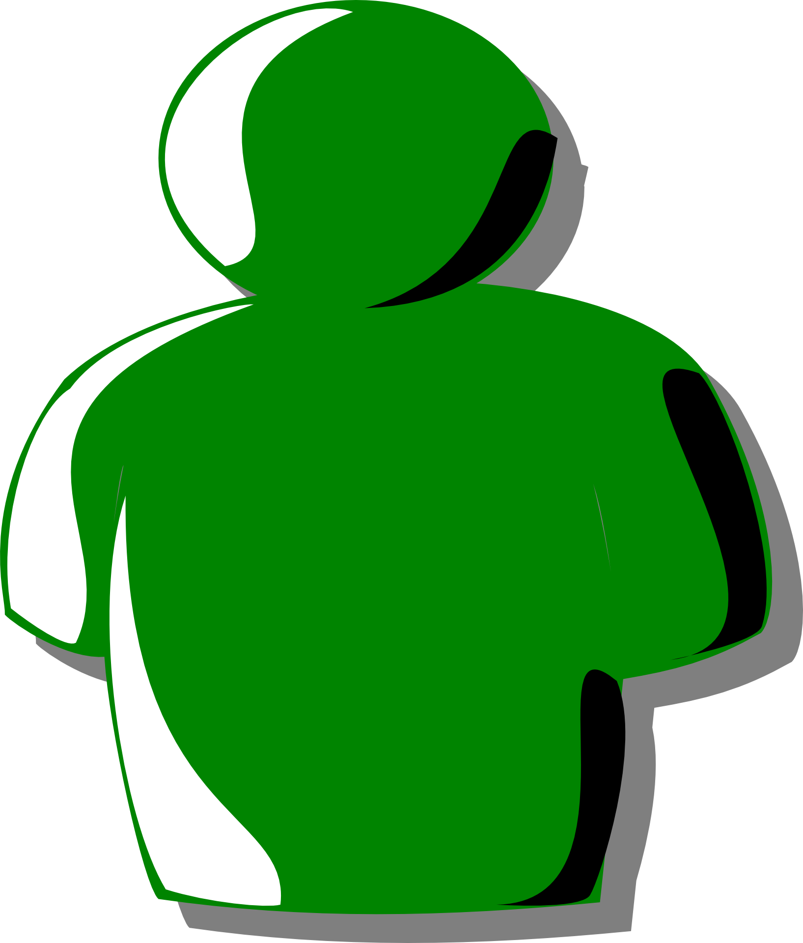 Avatar Clip Art - Green Anonymous Icon (1635x1920)