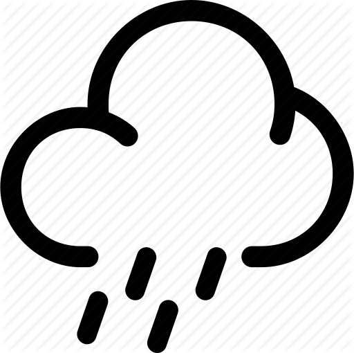 Rainy Weather Icon Png Clip Art - Portable Network Graphics (512x510)
