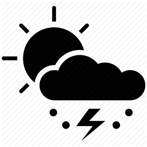 Thunder Clipart Cloudy - Actions Taken (512x512)