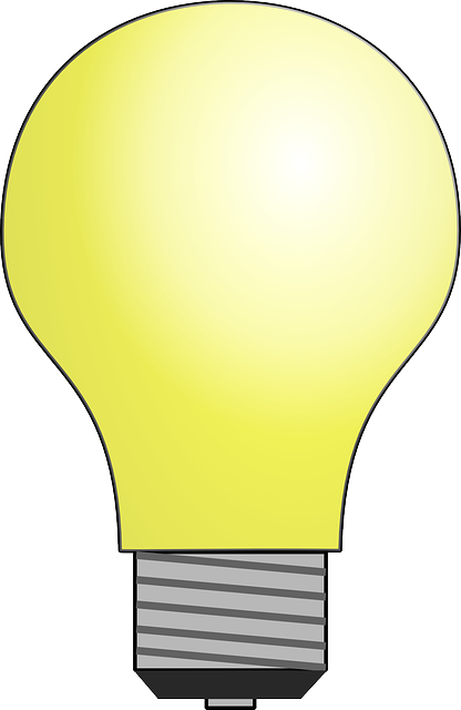 Cartoon, Light, Electric, Electronics, Bulb, Idea - Light Bulb Moving Animation (416x640)