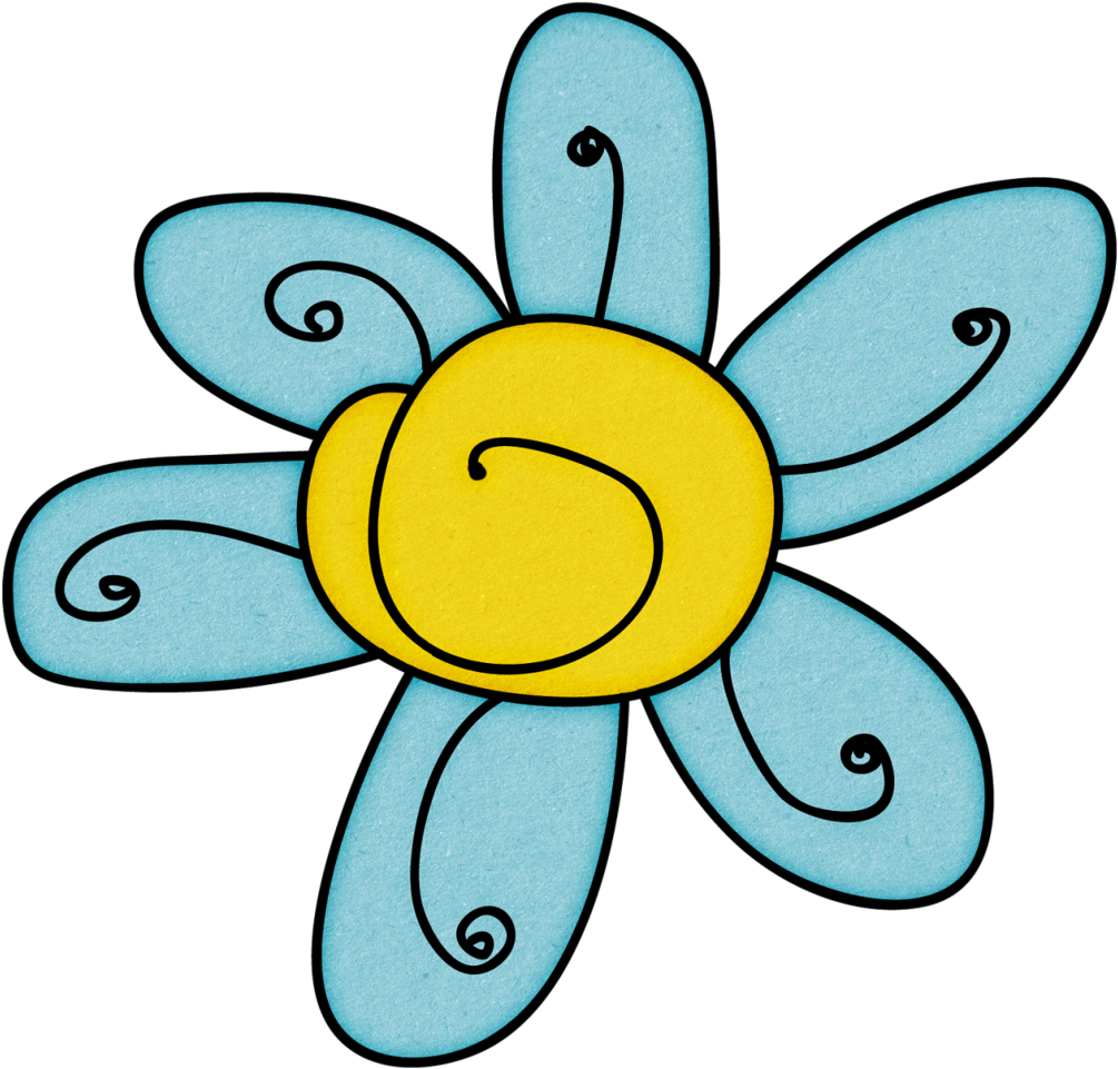 Doodle Flower - Microsoft Powerpoint (1024x979)