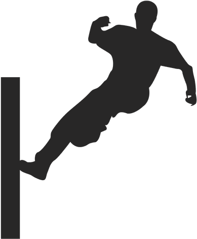 Parkour Jumping Silhouette - Parkour Png (512x512)