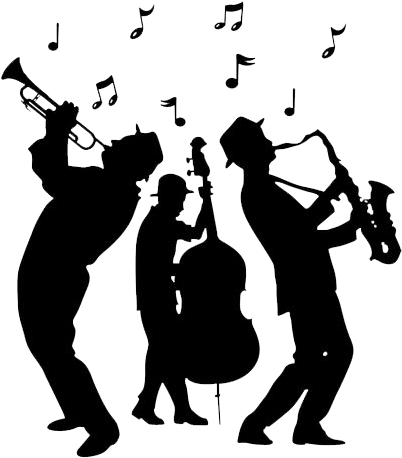 Blues, Brews & Bbq - Live Band Silhouette Png (736x520)