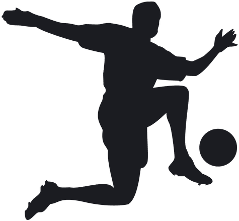 Football Silhouette - Wall Sticker Football Player Silhouette (512x512)