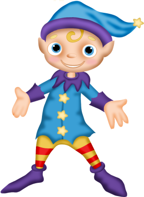 Elves ‿✿⁀○ - Christmas Elf Cutouts (333x400)