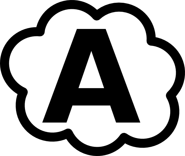 Reading Bin Sign Clip Art At Clker - Cloud Clip Art (600x506)