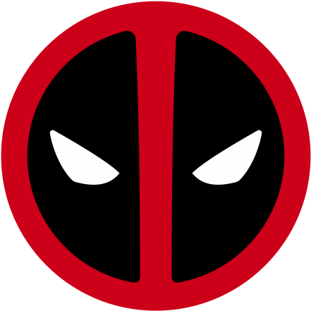 Pegatina Deadpool Símbolo - Deadpool (570x709)