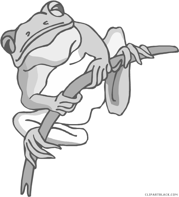 Frog Medium Animal Free Black White Clipart Images - Homeschooling (688x750)