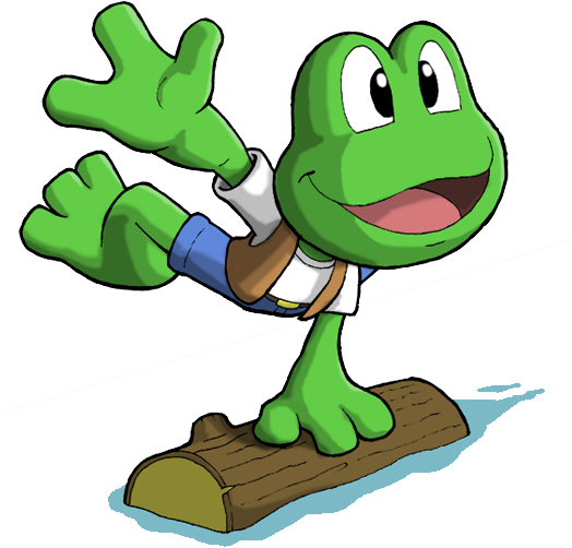 Log Hop Icon - Frogger Clipart (523x523)