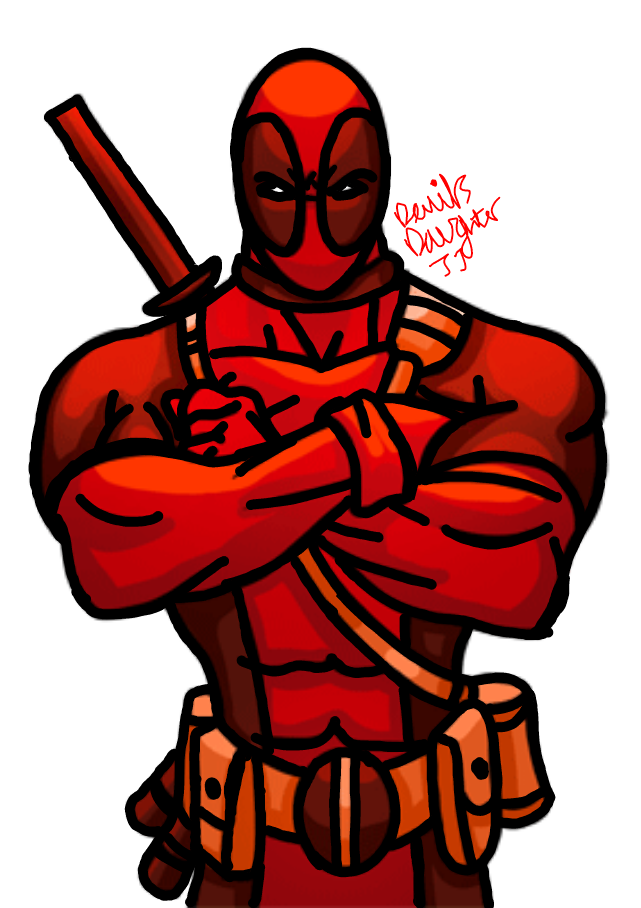 Merc With A Mouth Clipart - Draw Super Heroes! (800x907)
