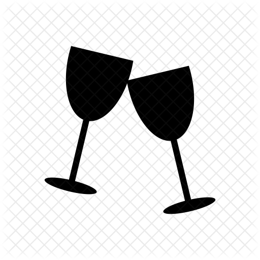 Toast Icon - Icone Verre De Vin (512x512)