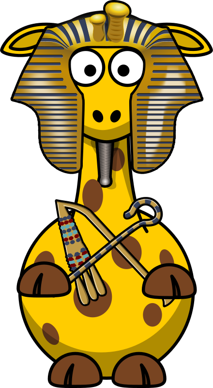 Free Giraffe Pharao - Cartoon Giraffe (440x800)