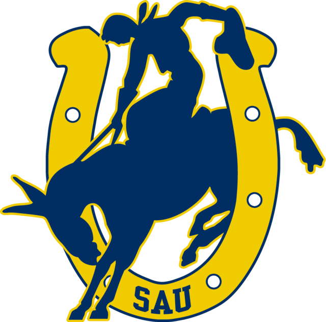 Sau Mulerider Logo - Southern Arkansas University Muleriders (640x632)