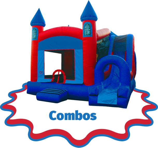 Bounce House Rental Blow Up Water Slide Extremely Fun - Inflatable (610x571)